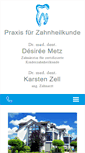 Mobile Screenshot of praxis-metz.de